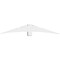 Ekena Millwork Davenport Architectural Grade PVC Gable Bracket, 84"W x 14"H x 6"D x 6"F, 4/12 Pitch GBP084X14X0606DAV00 - alternate 5